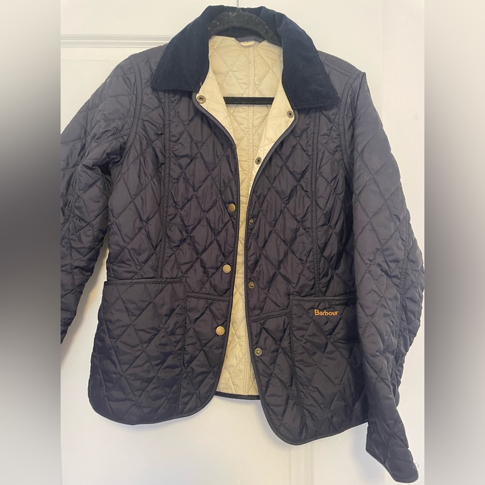 Barbour Annandale quilted jacket - navy blue